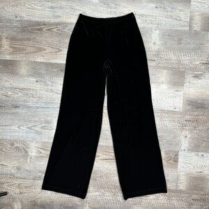 Tadashi Womens Size Small Velour Velvet Pants Palazzo Wide Leg